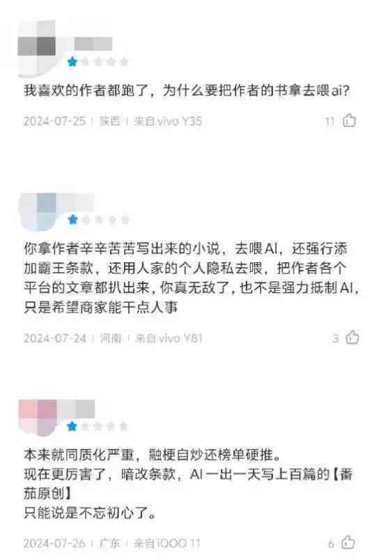 网文平台禁止ai写作吗