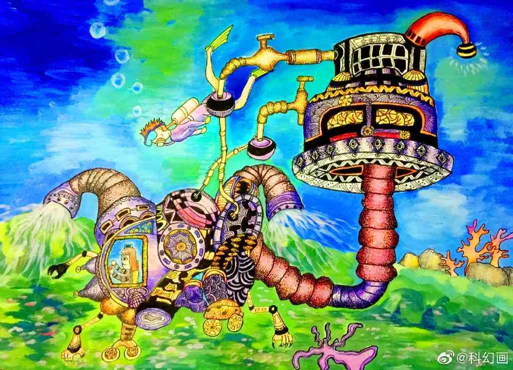 ai写作机器人科幻画说明