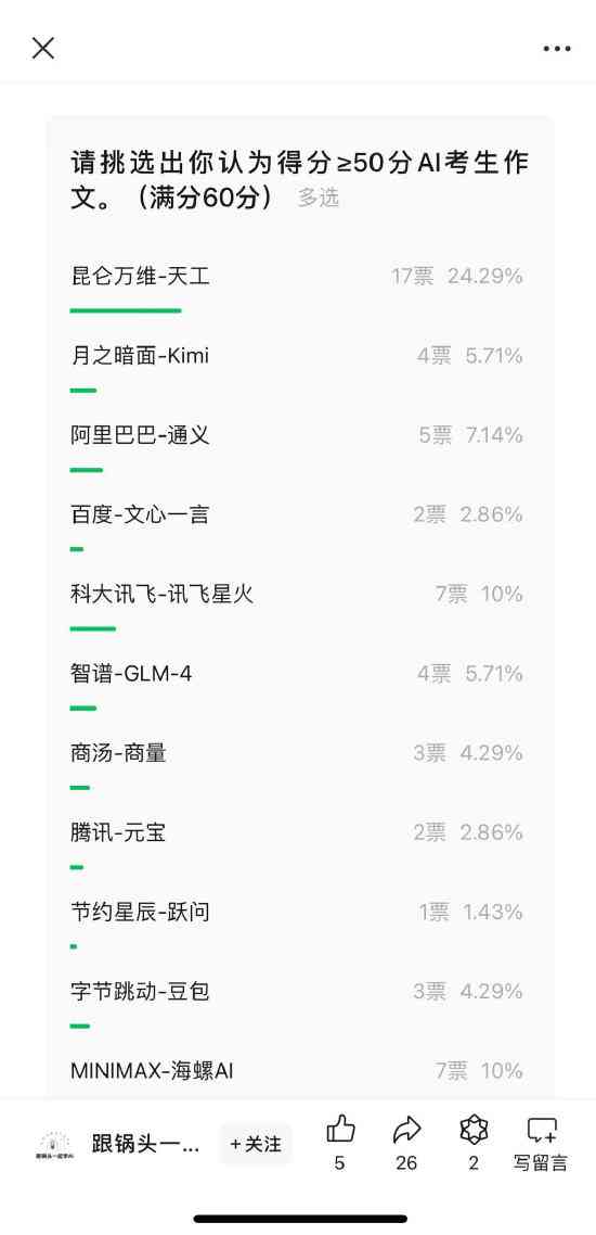 天工AI可以写作文吗