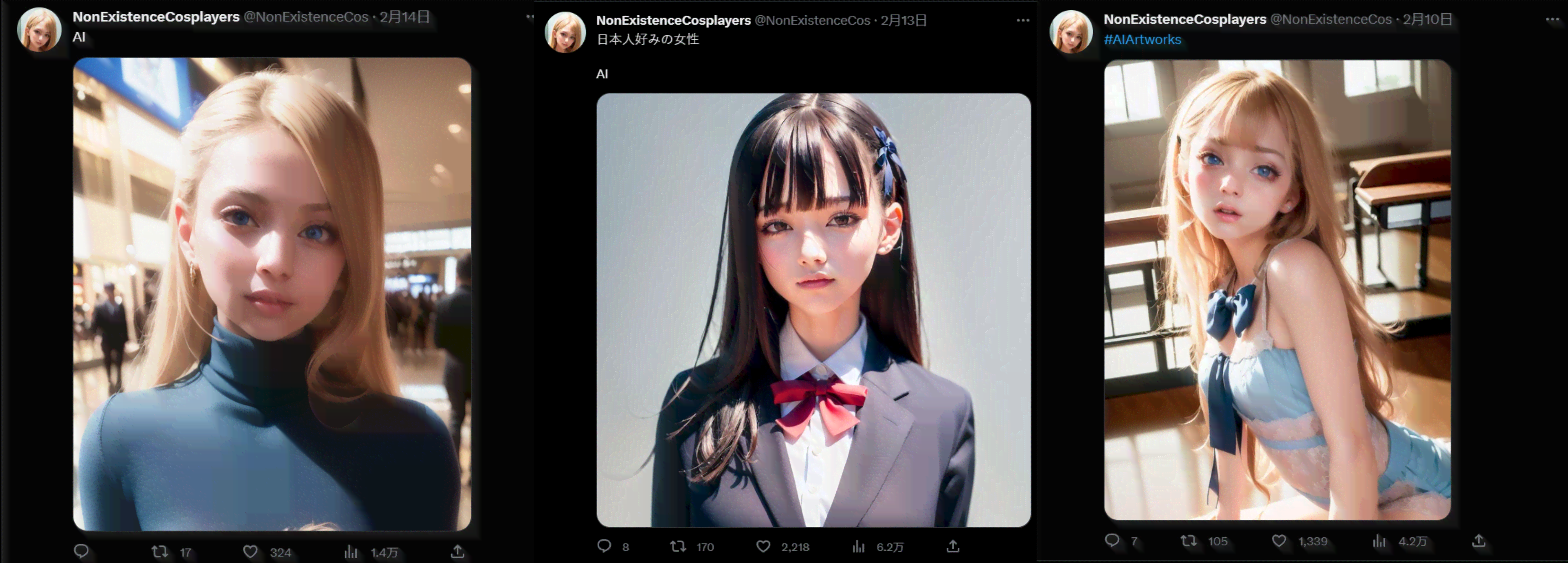 真人和ai创作的画一样吗