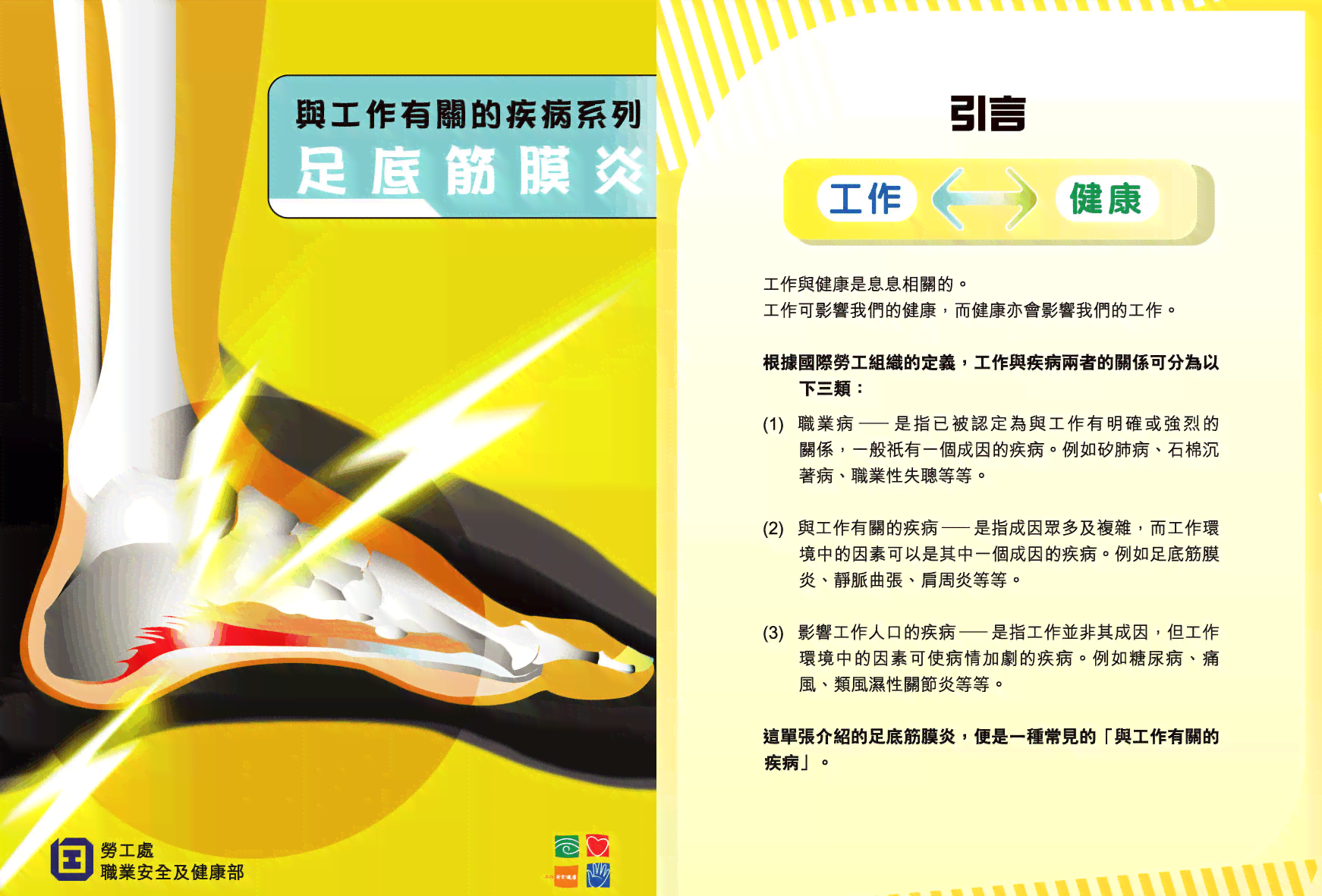 足底筋膜炎可认定工伤