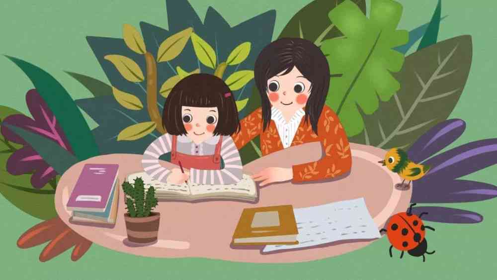 ai绘画辅导孩子写作业