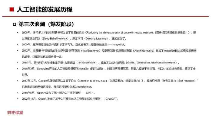 ai的前世今生课程报告