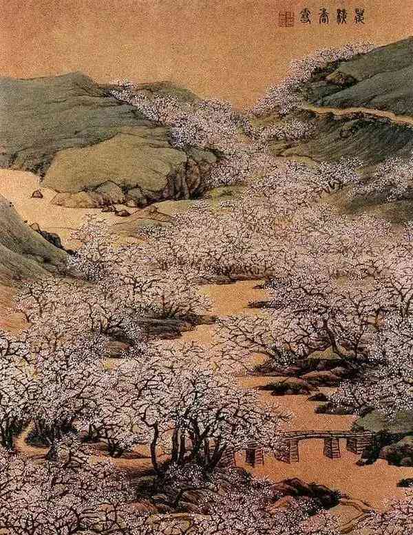 ai绘画桃花文案