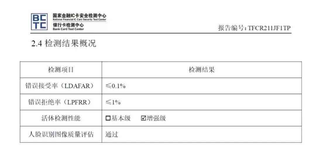 AI视觉算法检测报告