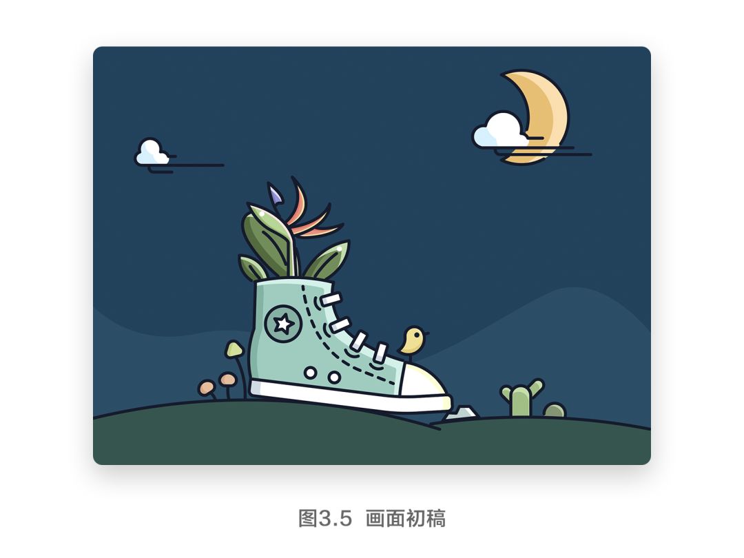 ai插画小路文案怎么做