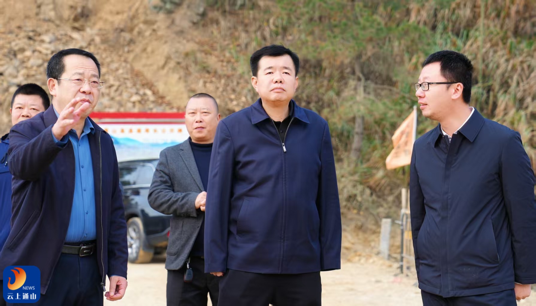 【学习贯彻党的二十届四中全会精神】吴涛深入基层宣讲党的二十届四中全会精神并调研雨山水库大坝项目建设