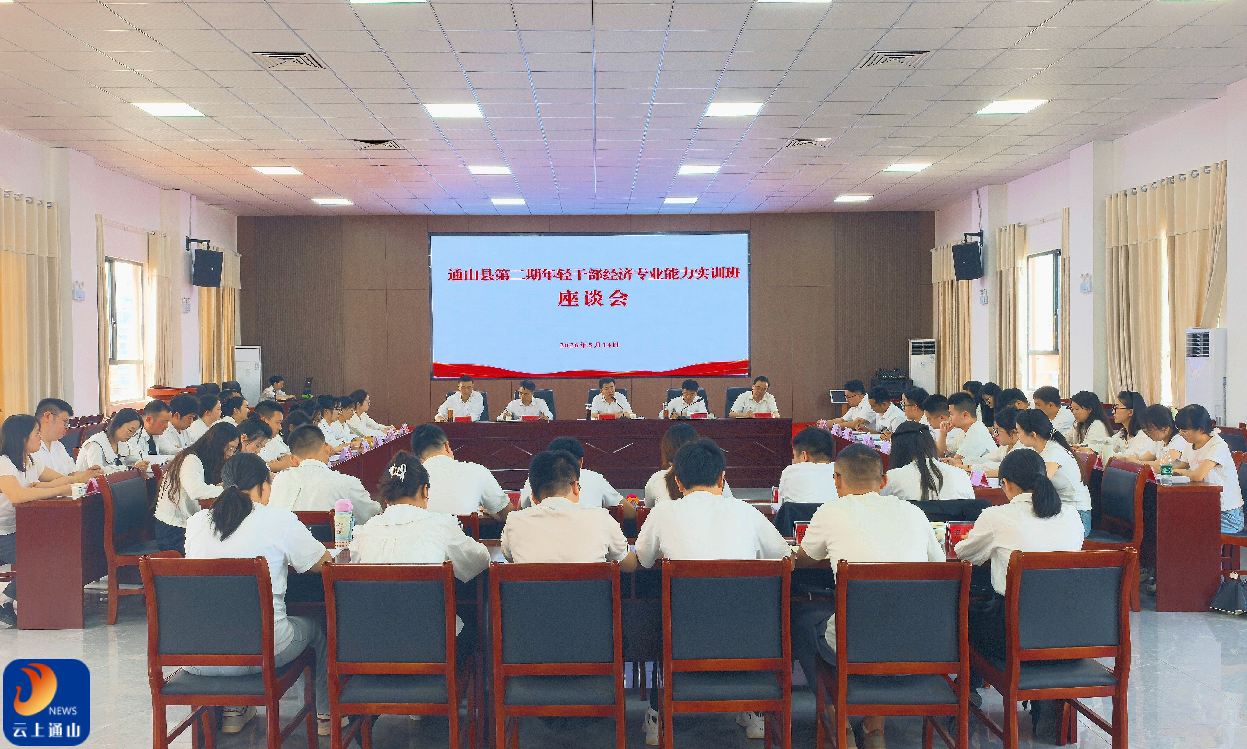 通山县召开第二期年轻干部经济专业能力实训班座谈会 吴涛出席会议并讲话