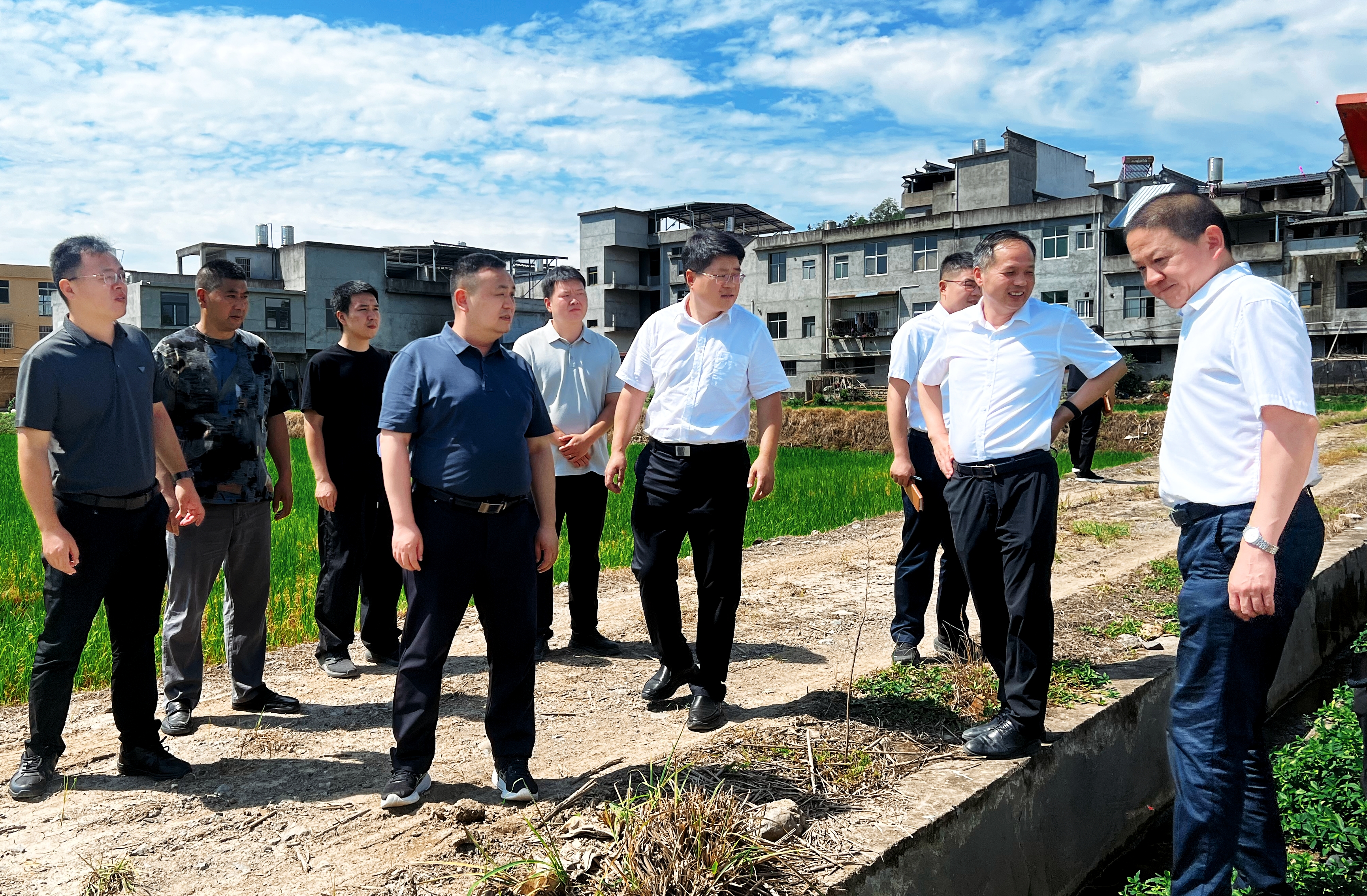 王功辉调研督导高标准农田建设暨检查防汛工作