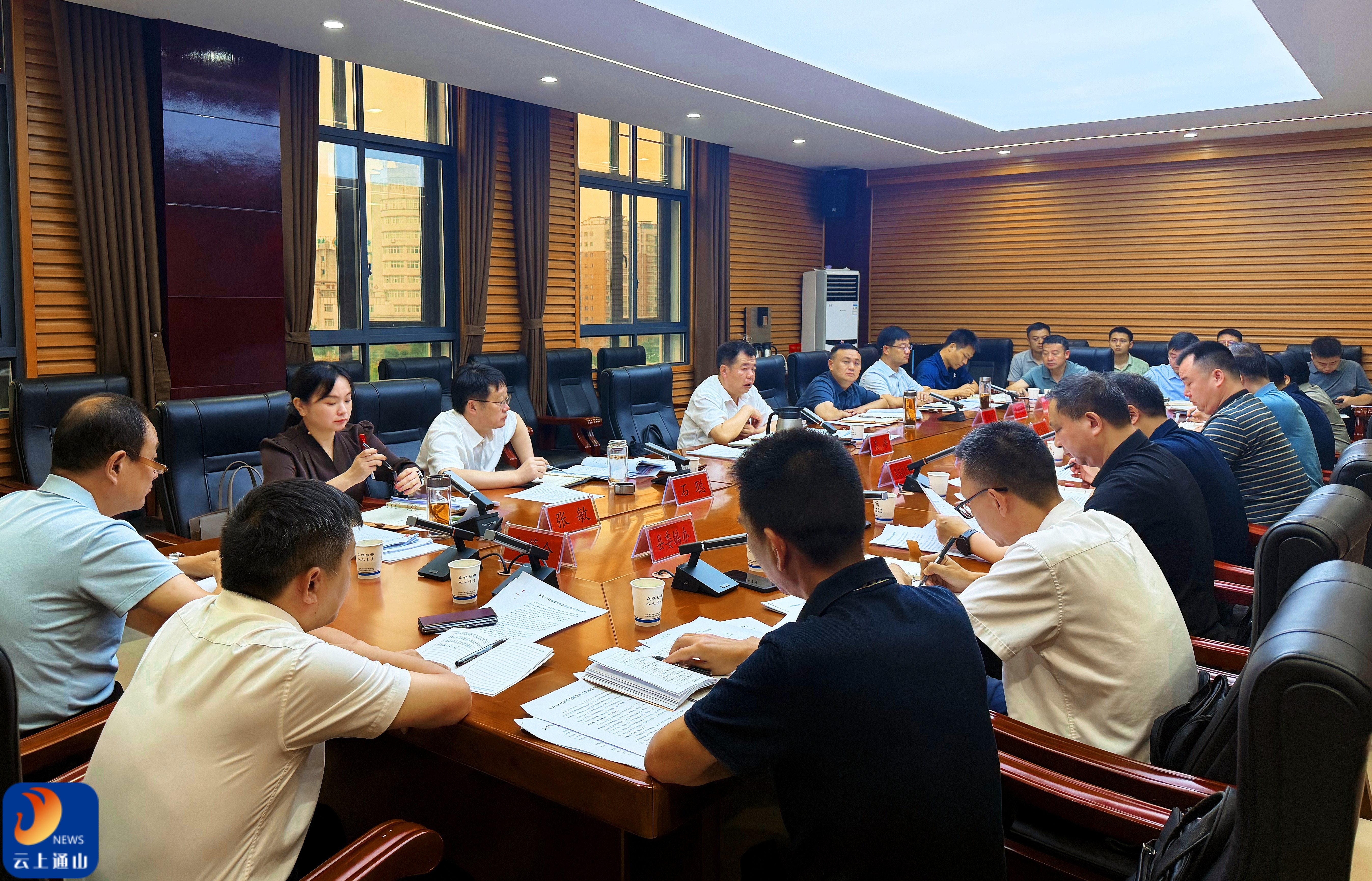 吴涛主持召开九宫山文旅发展工作会